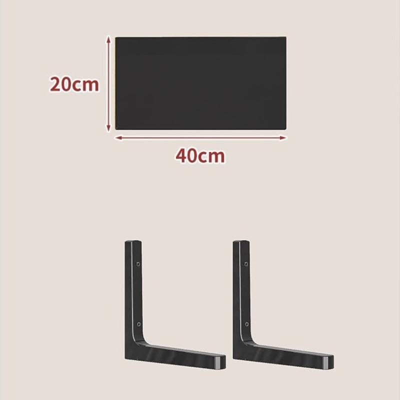 Wall Shelves Floating Wood Water Resistant-Space Saving Storage Display Rack Kitchen Bathroom