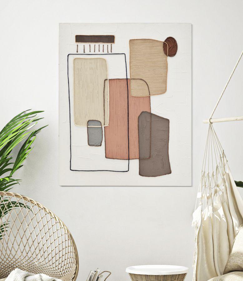 Handmade Wall Painting Paint -A- Cm 80X2,8X100