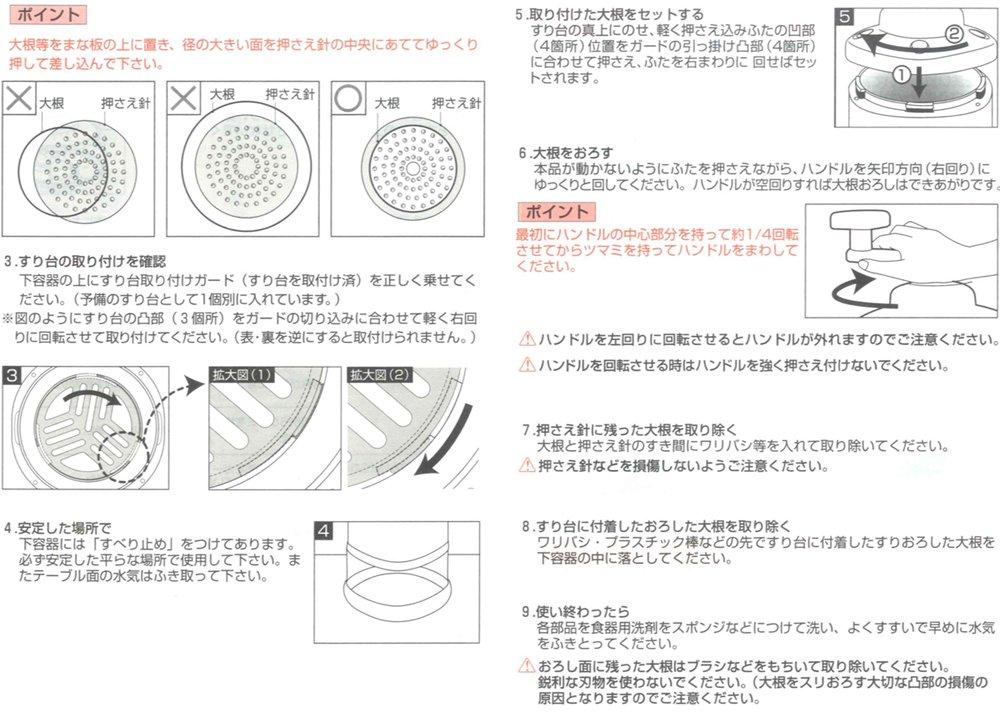 Round and Round Radish Grater [radish Grater/grated Radish/grater/grater]