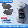 2PCS Breathable Mesh Car Side Window Sun Shade Window Mesh Sun Shade  Front Side Windows