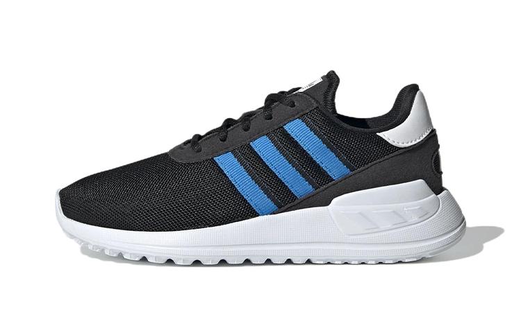 

Adidas Originals La Trainer Lite Abrasion Resistant Low top Kids Lifestyle Shoes Black White Blue GZ4284 29