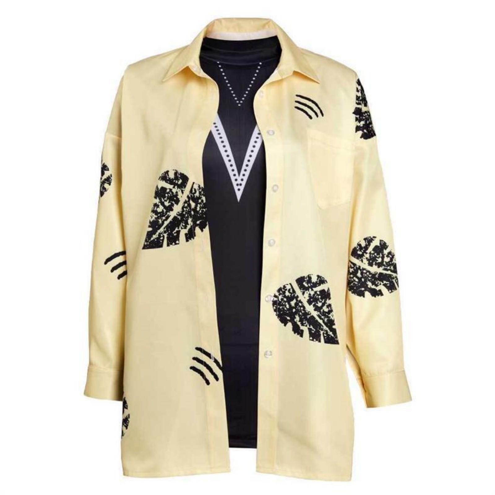 

Горячий аниме и драматический костюм персонажа для ролевых игр. Детская косплей-одежда. Рубашка и футболка. 110 жёлтый