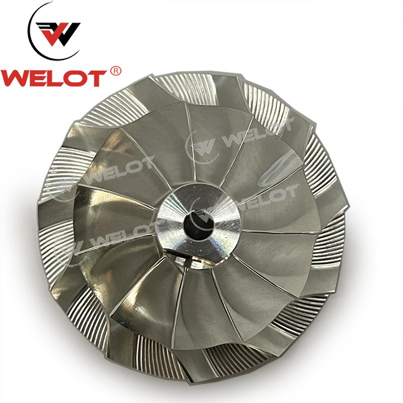 GTB2260VK Turbocharger 758351 Compressor Wheel Milling MFS Billet For BMW 525D E60 E61 3.0D 235HP 173Kw M57N2 2007-