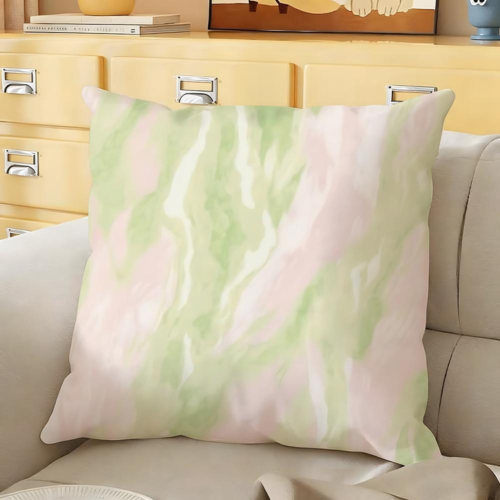 Gradient Tiedye Cushion Cover Soft Durable Reversible Pillow Cover Home Car MultiScene Daily Comfort Pillowcase