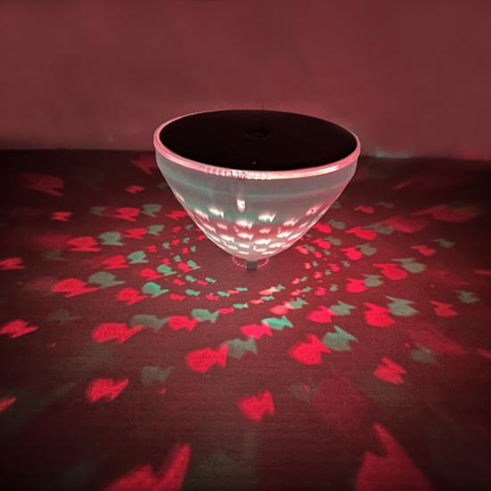 Solar Floating Pool Lights, Waterproof Automatic Switch Floating Lighting, with Smart Sensor Control Color-Changing Projection Pool Light