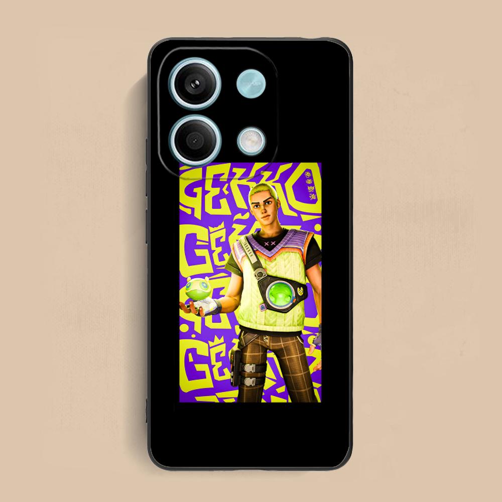 

Valo Gekko Phone Case for Xiaomi Redmi Note 14 13 12 11 S Pro Plus 4G 5G Soft TPU Shockproof Cover Redmi Note 11S 4G