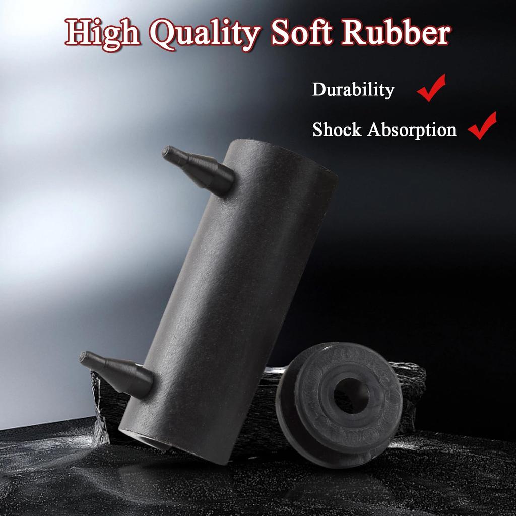 WOWTK Hard Saddle Bag Rubber Grommet & Support Cushion Mount for Harley Touring 2014-2025