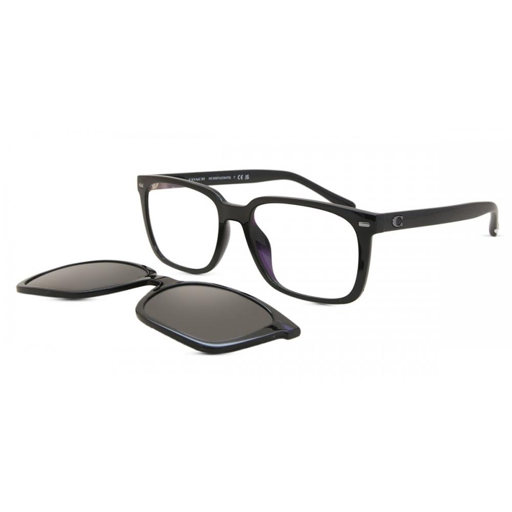 Coach Hc8357u Ck470 With Clip On Asian Fit 500287 Men Eyeglasses