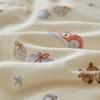 Ensemble de quatre pièces en pur coton à double fil de qualité maternelle et infantile de catégorie A, ensemble de quatre pièces en coton de style crème, drap de lit et housse de couette