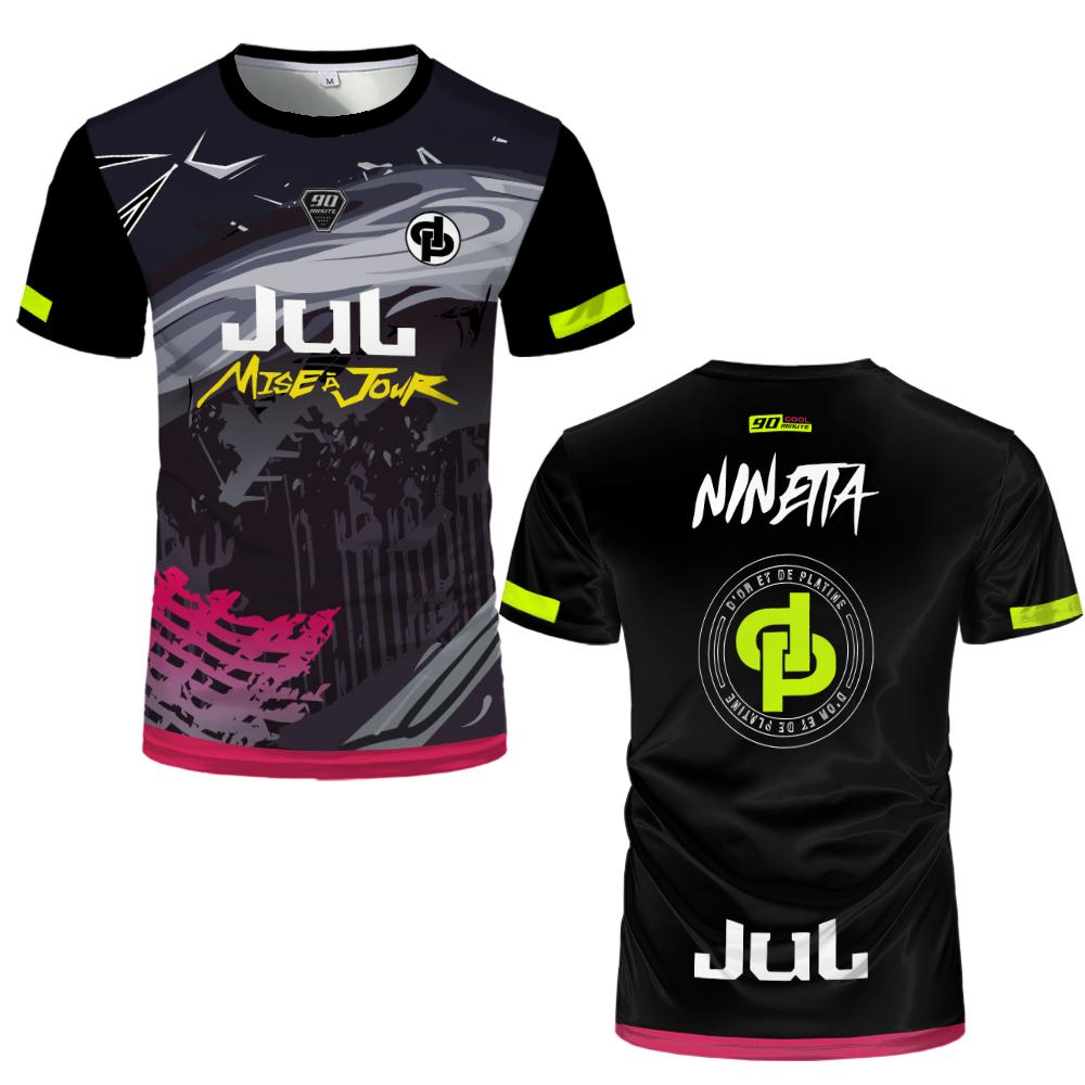 Sommer-Bestseller: Jerseys für Kinder und Erwachsene, Rundhalsausschnitt, locker, atmungsaktiv, schnelltrocknend, Herren- und Damen-T-Shirt der 90er-Serie