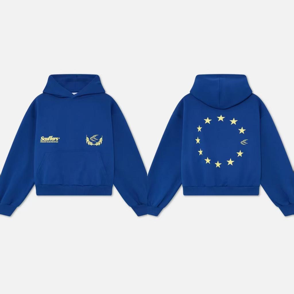 Amerikanischer Stil Bedruckte Design Kapuzenpullover Hip-Hop Verkleidung Schwarze Übergroße Jacken Unisex