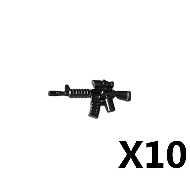 Vojáci Figurky Zbraně Stavebnice Pistole Poposha MP40 Puška AK74 Raketomet Kulka Plamenomet Hračky Dárek T051
