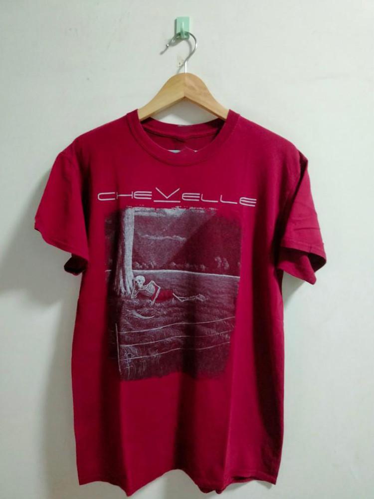 CHEVELLE BAND Tour 100% Cotton Red Unisex Gift T-Shirt S-4XL WA046 Unisex T-Shirt