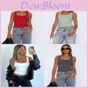 Y2k Sexy Crop Top Mit Hoher Elastizität Polyester Für Streetwear Girls