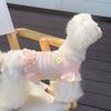 Soft Dog Skirt INS Style Pet Clothing Dog Supplies Spring Dog Vest  Small Medium Dogs
