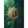 Crypto Bitcoin Logo Poster Canvas Printing Wealth Crypto Wall Art Decor Gaming Room Home Living Room Wall Art Decor Prints Gift