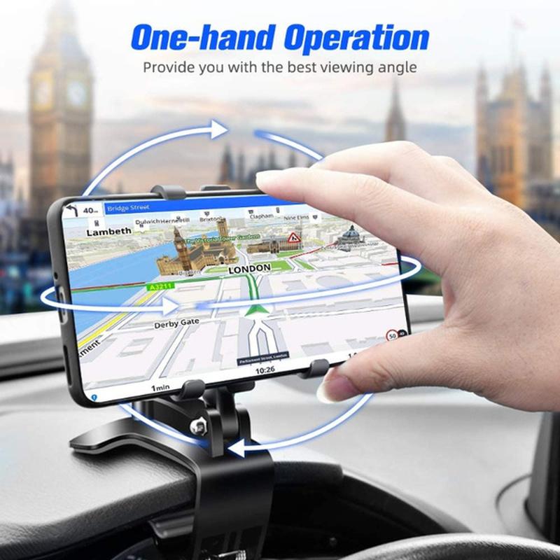Car Phone Holder Stand Universal Dashboard Car Clip Mount GPS Bracket Car Mobile Phone Support In Car For iPhone Samsung Xiaomi