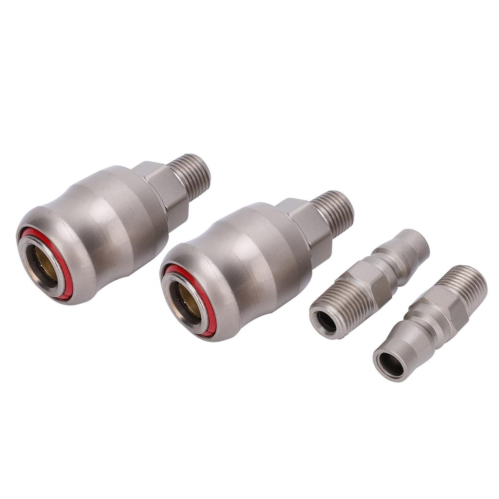 2 Sets Pneumatic Quick Connector Jackhammer ExplosionProof SelfLocking C Type Joint SM+PM20