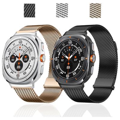 Bezszwowy pasek tkany do Samsung Galaxy Watch Ultra Bardzo miękki oddychający regulowany pasek na nadgarstek do paska Galaxy Watch Ultra 47mm