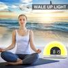 Simulation Sunrise Wake Up Light Digital Alarm Clock Intelligent Night Light for Bedroom