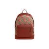 X Tom West Wesselmann 32 Monograma Clássico Fecho de Zíper Lona Revestida e Couro de Bezerro Liso Mochila Grande Mochila Masculina CQ084-QBV0S