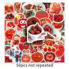 50pcs Cute Tomato Graffiti Stickers for Phone Cases, Tablets, and Laptops