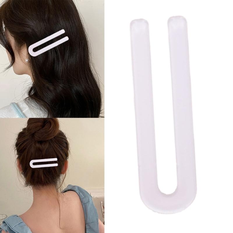 Acrylic Anime Themed Hair Clip Lightweight Shatter Resistant Hairpin Elegant Hair Accessory for Roleplay Enthusiasts