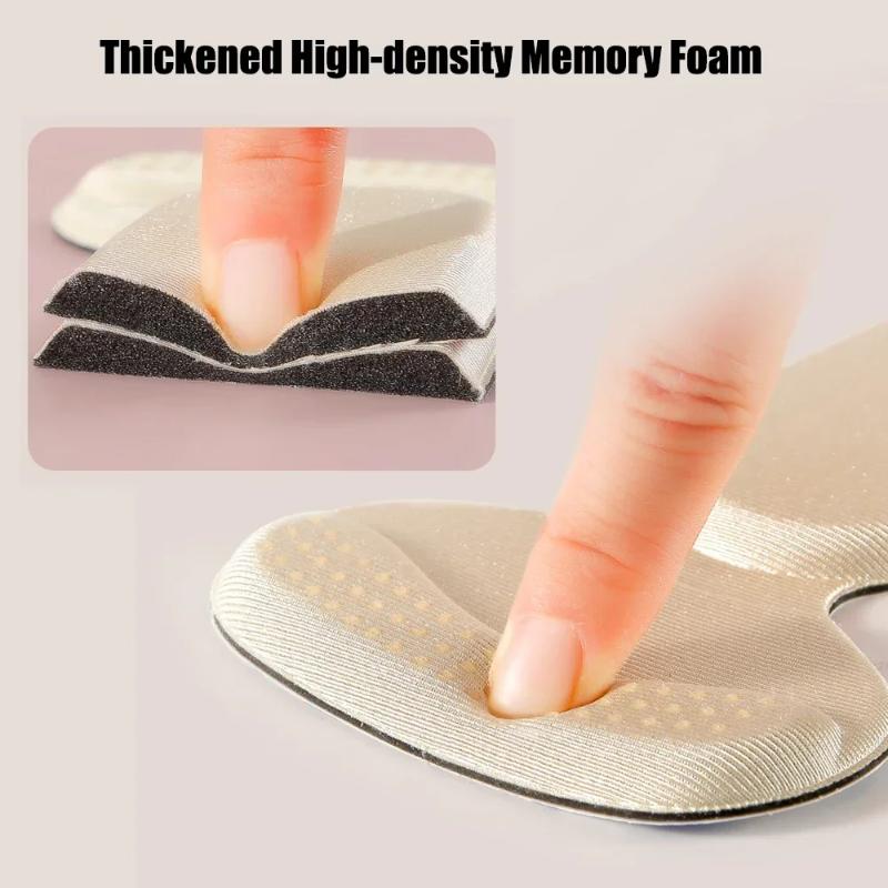 T Shape Foam Heel Pads Reduce Shoe Size Insert for Too Big High Heels Cushioning Protectors for Pain Relief and Comfort All Day