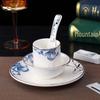 Dajujiang Gold-Rimmed Bone China Tableware Set