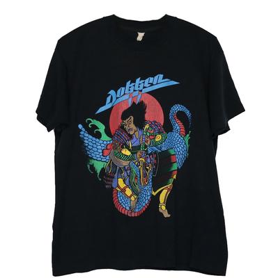 1988 Dokken Beast From The East Black Double Sided Tee Unisex T-Shirt