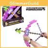 Brinquedo Arco e Flecha Rosa Minecraft Para Crianças Material Plástico 38*35.5cm Tamanho da Embalagem