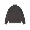 350g Heavyweight Stand Collar Half-Zip Hoodie for Outdoor Sports - Plain Color, High Quality, Spring & Autumn Wear
