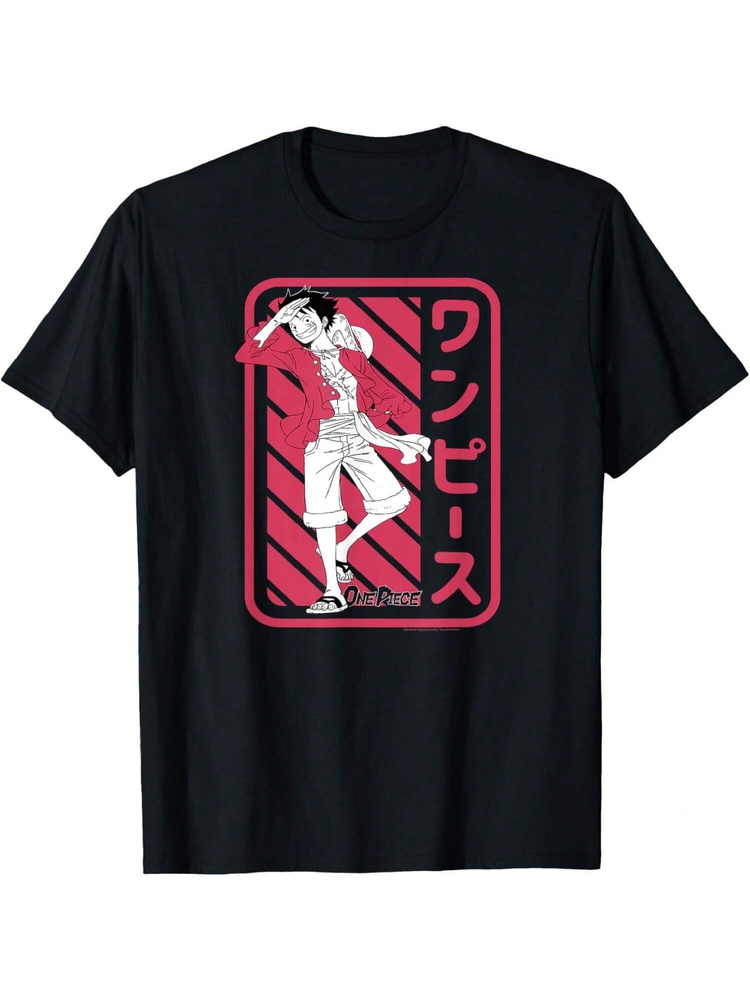 Anime White And Red T-Shirt S разноцветный