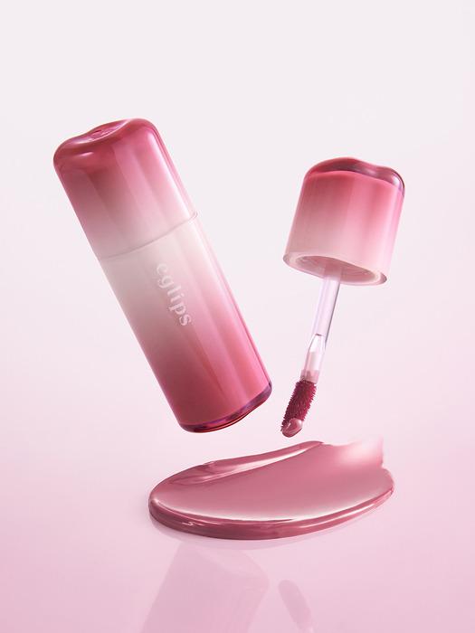 Eglips [2-piece Set] Dew Glaze Tint (14 Colors) 4.1g