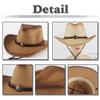 White Fang CZ193 Western Cowboy Stylish and Cool Men's (Khaki) Hat, Fedora,