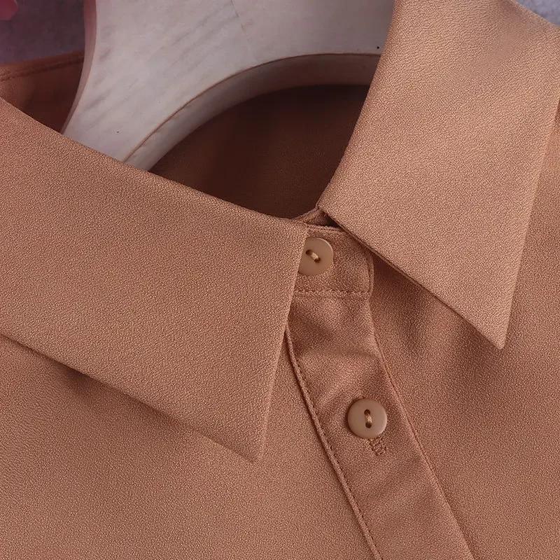 Solid Color Fake Collar for Women's Half Shirt Blouse Vintage Detachable Collar Shirt False Collar Women Clothes Accessories