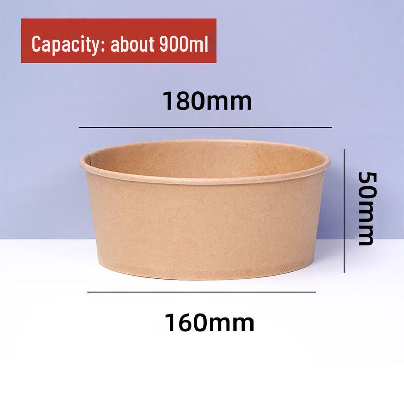 Kraft Paper Disposable Soup Bowls