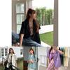 Chic Girl Korean High-quality Short-sleeve Suit Jacket Soft And Exquisite Fabric