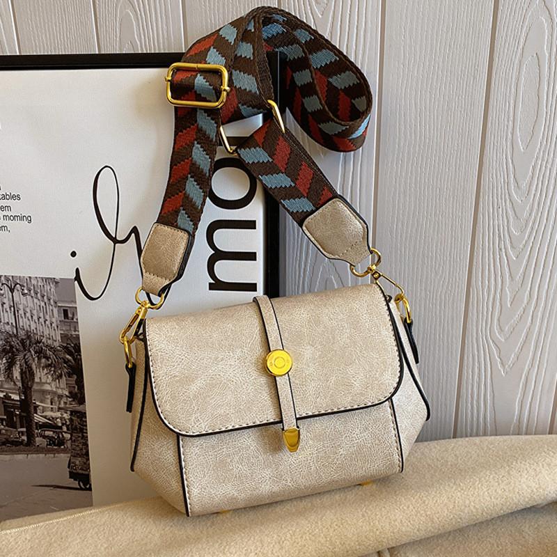 IELGY Fashion Retro Small Square Bag Crossbody All-Match Casual One-Shoulder Female Bag