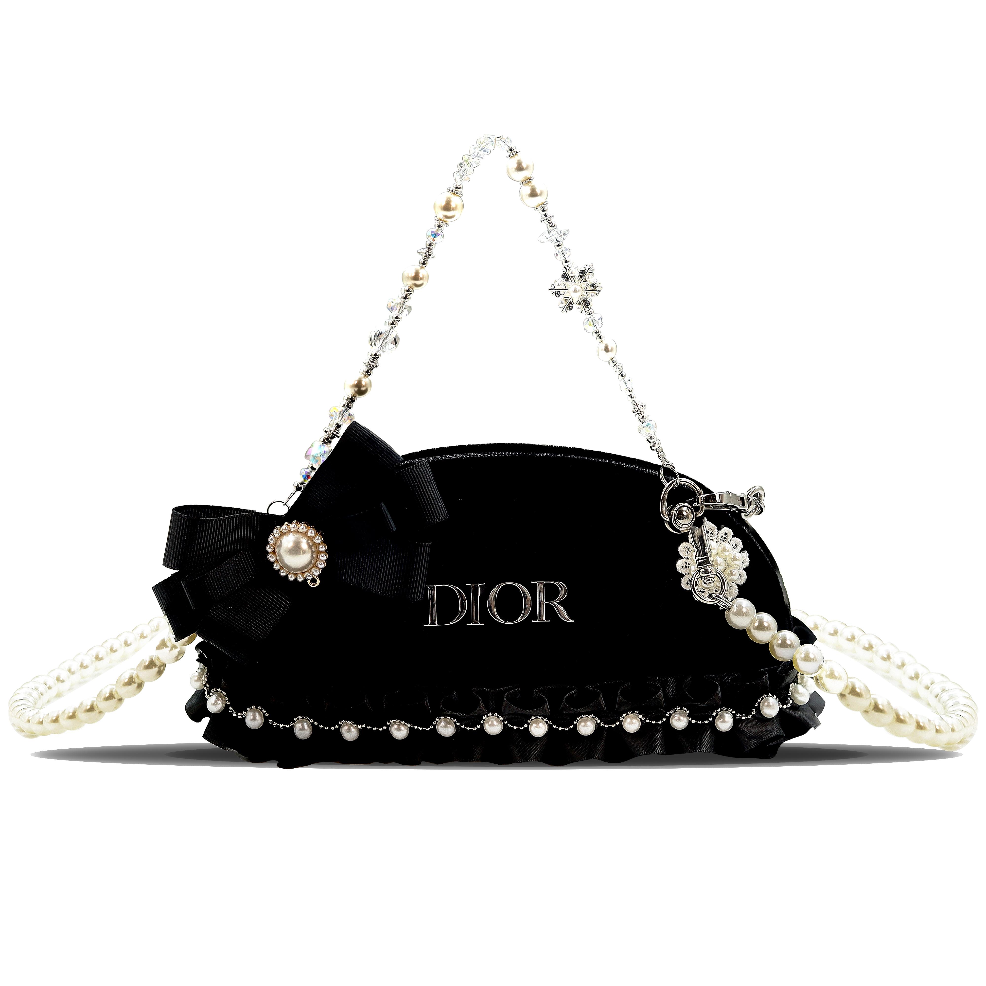 Handmade DIY Dior-inspired Remake Makeup Bag Makeup Bag