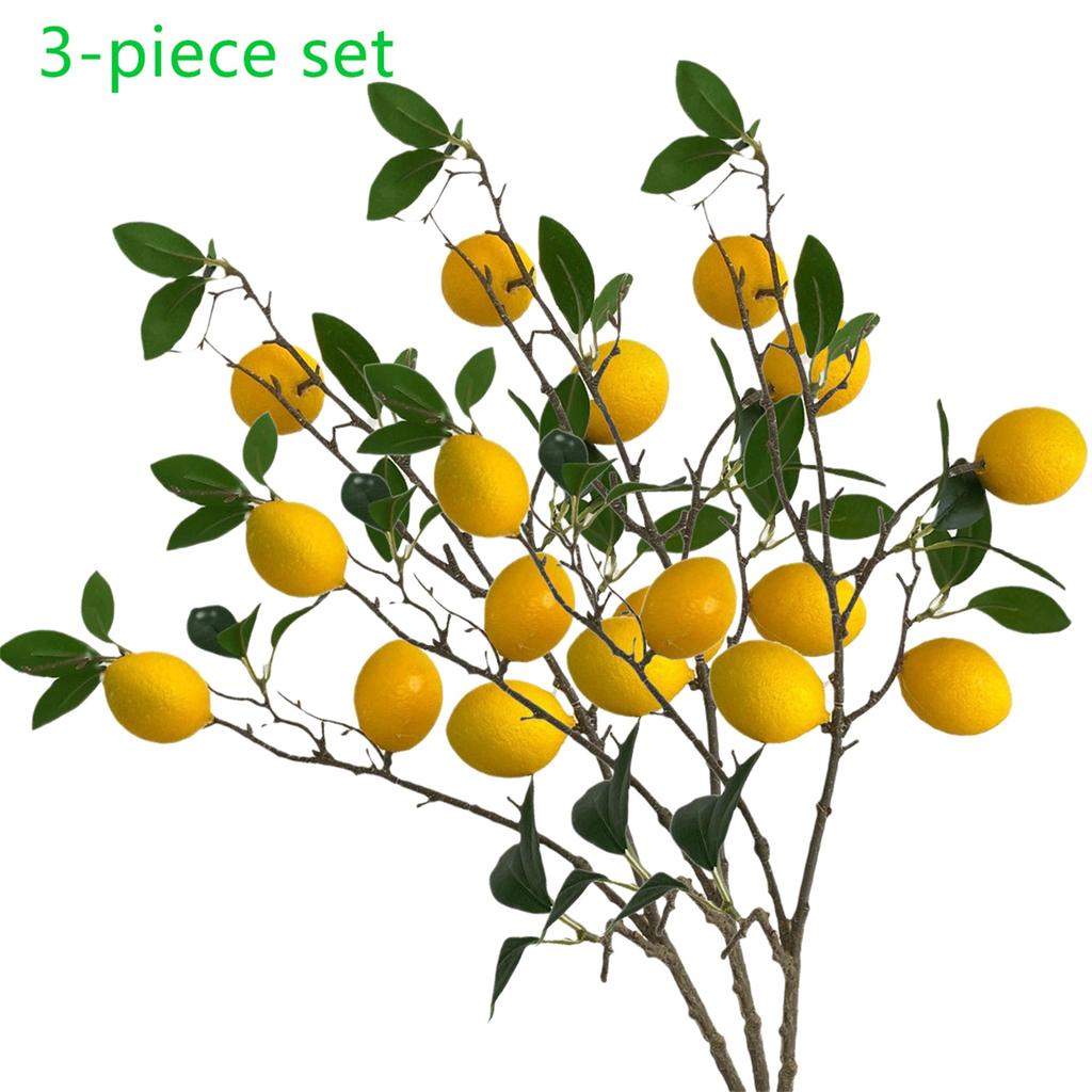 Faux Orange Branches Artificial Fruit Stems for Home Decor Vase Filler Greenery Indoor Decoration Accents
