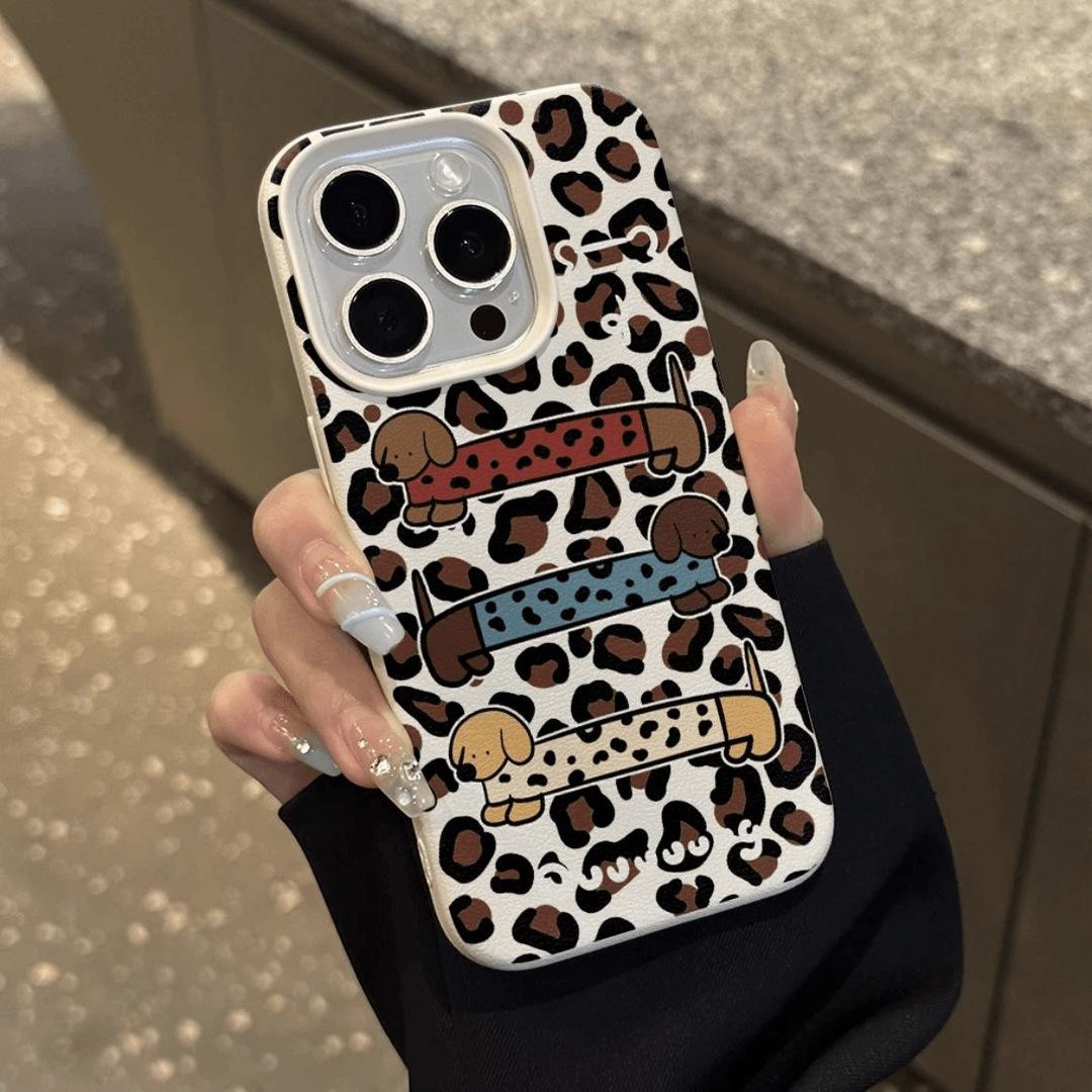 

Чехол для телефона Apple 16PROMAX с принтом леопарда для IPhone14 Креативный 13 Противоударный 12 Мягкий чехол 11 For Apple XS