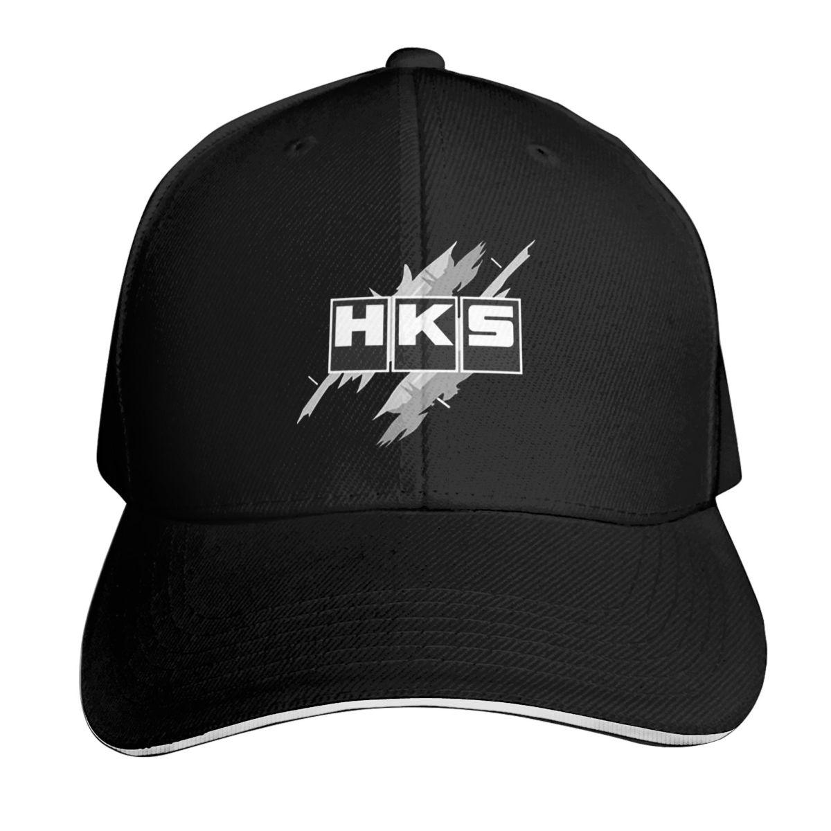 HKS Logo Car JDM Cap Fashion Casual Baseball Caps Adjustable Hat Hip Hop Summer Unisex Baseball Hats Polychromatic One Size