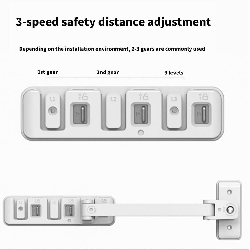 Fixed Window Limiter Latches Position Stopper Limiter Window Restrictor Window Limiter Safety Lock Easy To Install