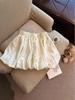Women's High Waist Polka Dot A-Line Skirt: Summer, Fluffy, Petite, Pleated, Anti-Exposure.