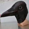 Black Raven Mask Beak Headpiece Scary Animal Mask for Costume Play Easter 1PCS
