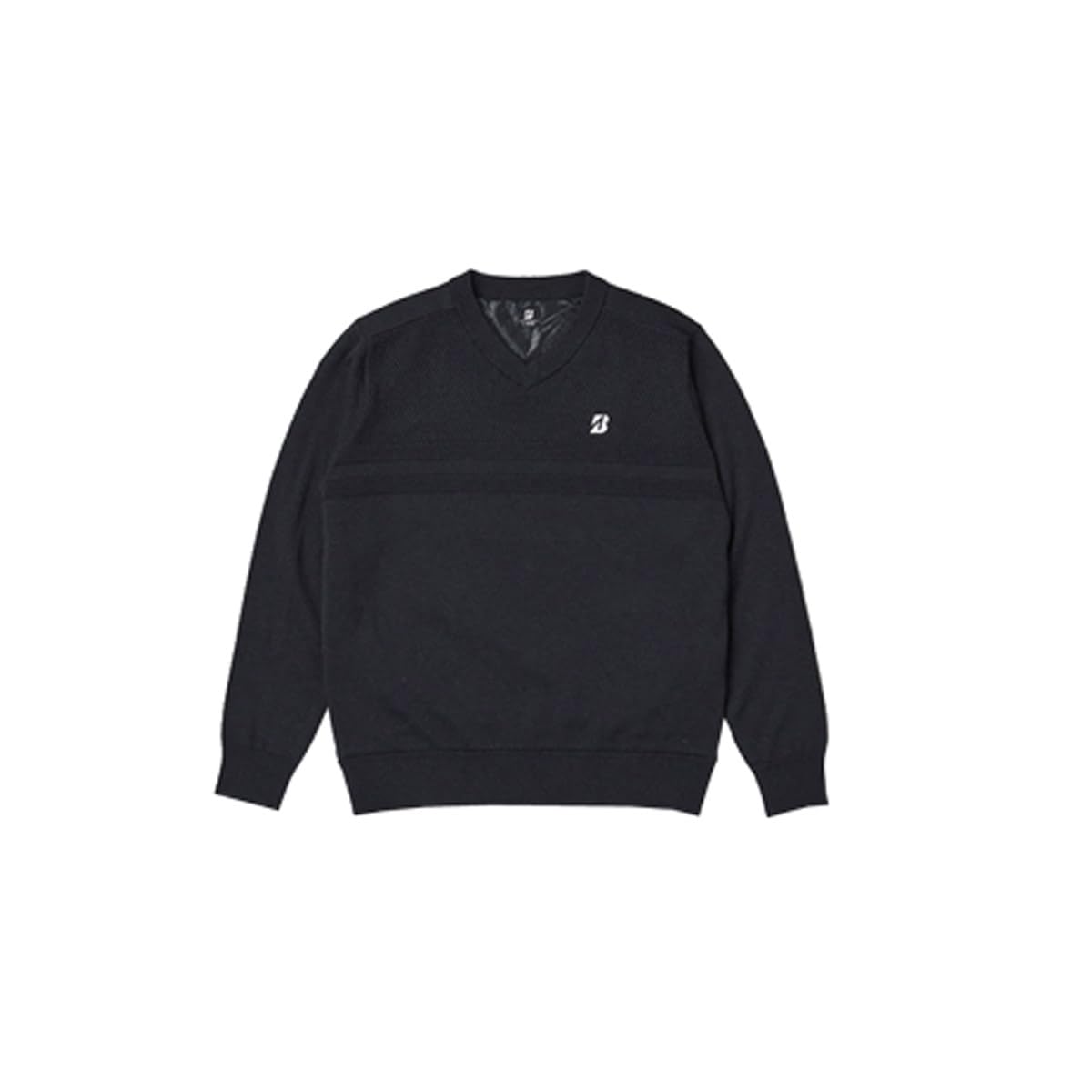 

[Bridgestone Golf] Sweater Long Sleeve Windproof V-Neck Sweater DGM02B Men s DGM02BBKM BK