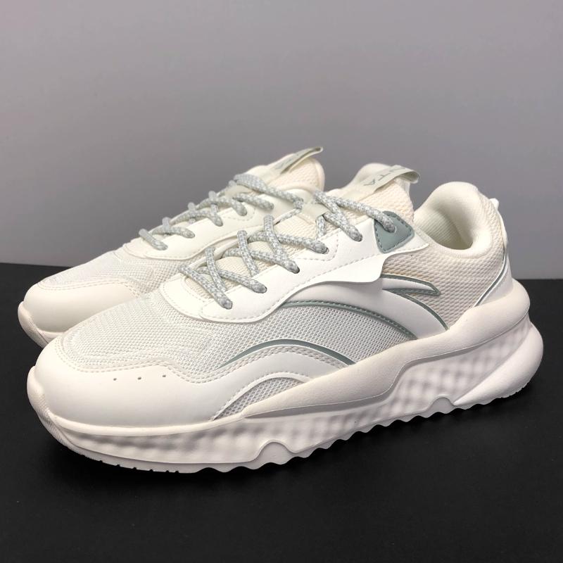 New Anta Unruly Series Cushioning Wear-Resistant Low-Top Casual Shoes Women's White Green 922428823-3