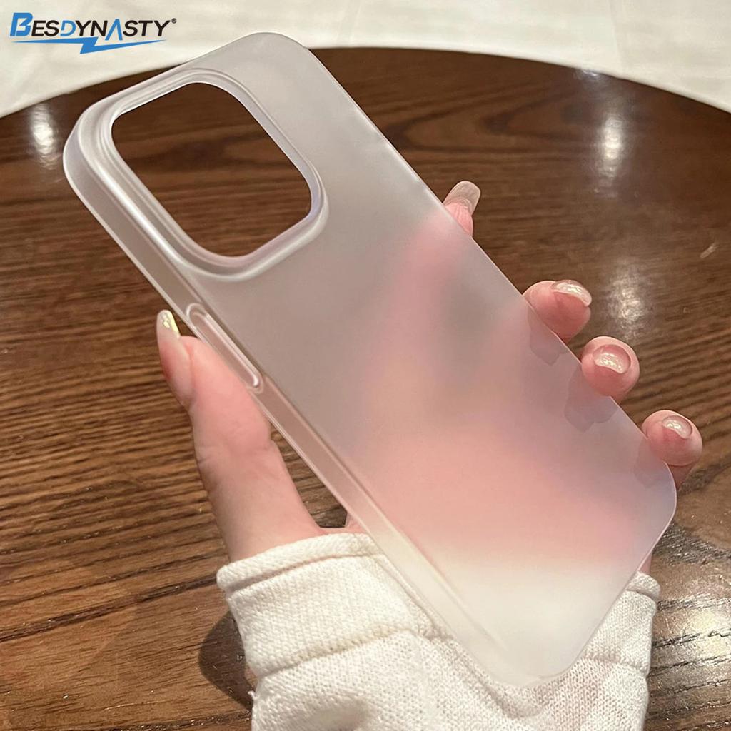 Ultra Thin Matte Clear Phone Case For iPhone 17 Air 16 Pro Max 15 14 Plus 11 12 13 Mini Soft Translucent Shockproof Back Covers