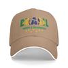 Leisure Brasil National Flag Brazil Golf Hat Unisex Style Headwear  Daily Golf Gift Sun Hats